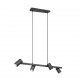 Trio-302400432 - Marley - Matt Black 4 Light over Island Fitting