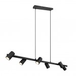 Marley - Matt Black 6 Light over Island Fitting Marley - Matt Black 6 Light over Island Fitting