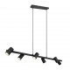 - Marley - Matt Black 6 Light over Island Fitting Trio-302400632 - Marley - Matt Black 6 Light over Island Fitting