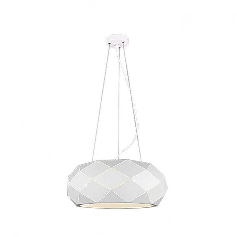 - Zandor - White 3 Light Pendant Trio-303500331 - Zandor - White 3 Light Pendant