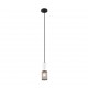 Trio-304300134 - Tosh - Black Pendant with White Wooden Details