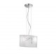 - Spirelli - Decorative 2 Light Pendant with White Glass Trio-304400201 - Spirelli - Decorative 2 Light Pendant with White Glass