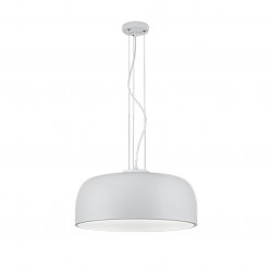 Baron - White 4 Light Pendant with Diffuser
