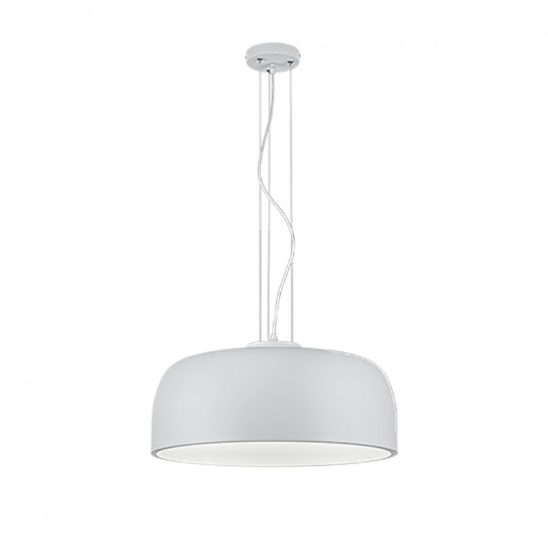- Baron - White 4 Light Pendant with Diffuser Trio-309800431 - Baron - White 4 Light Pendant with Diffuser