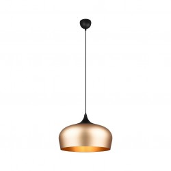 Chiron - Black Pendant with Matt Brass Shade Ø 45 cm Chiron - Black Pendant with Matt Brass Shade Ø 45 cm