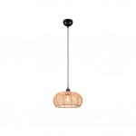 Inga - Black Pendant with Natural Rattan Ø 29 cm Inga - Black Pendant with Natural Rattan Ø 29 cm
