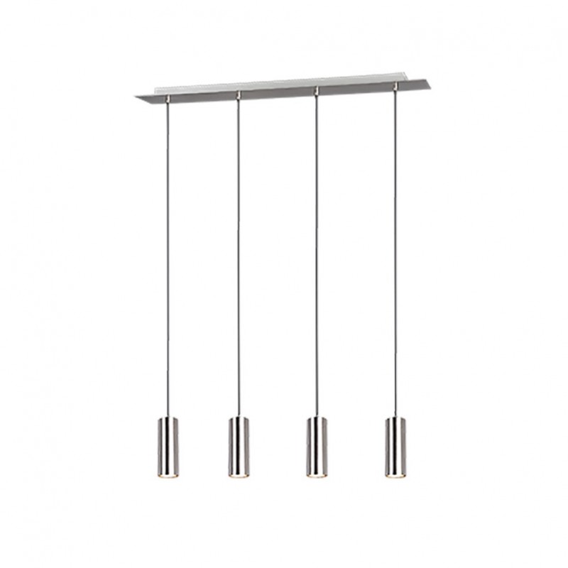 - Marley - Matt Nickel 4 Light over Island Fitting Trio-312400407 - Marley - Matt Nickel 4 Light over Island Fitting