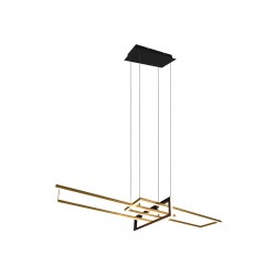 Salinas - Black & Gold LED Pendant