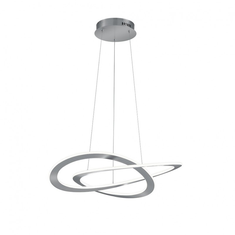 - Oakland - Matt Nickel LED Pendant Trio-321710107 - Oakland - Matt Nickel LED Pendant