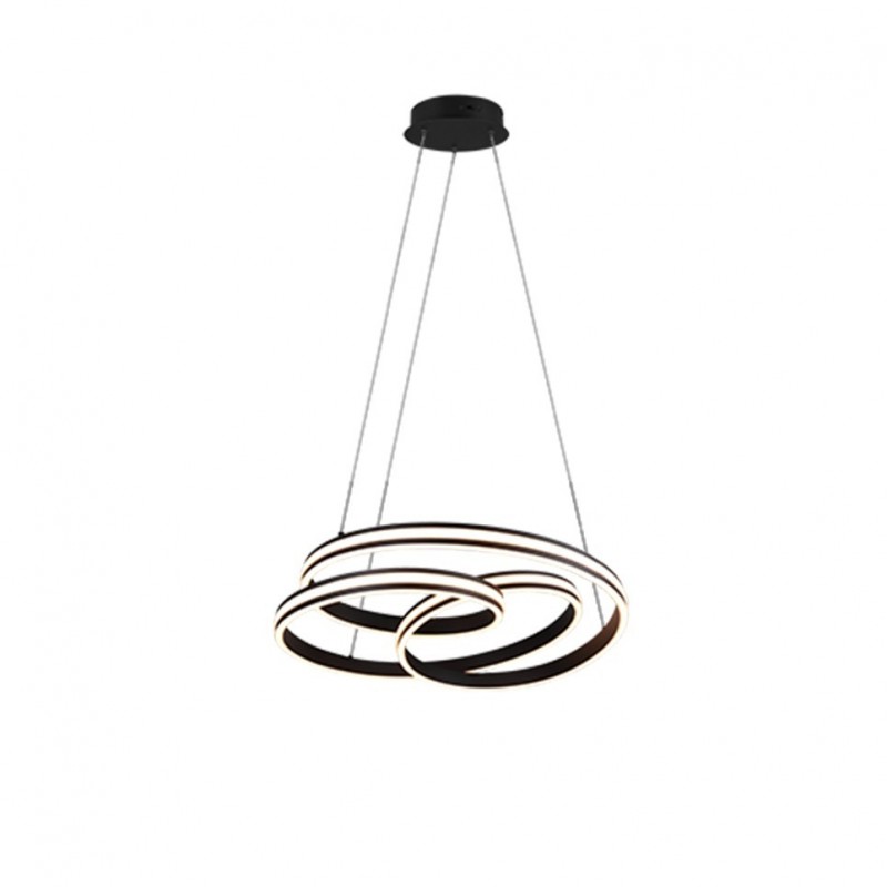 - Nuria - Matt Black CCT Pendant Trio-326210132 - Nuria - Matt Black CCT Pendant