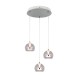 - Flynt - Chrome CCT 3 Light Cluster Pendant with Clear Glass Trio-331630306 - Flynt - Chrome CCT 3 Light Cluster Pendant with Clear Glass