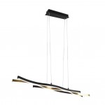 Blaze - Matt Brass & Black CCT over Island Fitting Blaze - Matt Brass & Black CCT over Island Fitting