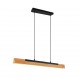 - Kerala - Wooden & Matt Black Linear Profile Trio-341610132 - Kerala - Wooden & Matt Black Linear Profile