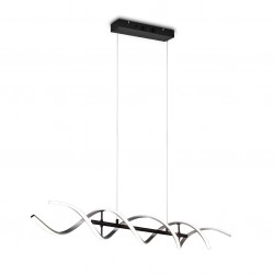 Sequence - Black & Brushed Aluminium CCT over Island Fitting Sequence - Black & Brushed Aluminium CCT over Island Fitting