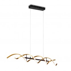 Sequence - Black & Matt Brass CCT over Island Fitting Sequence - Black & Matt Brass CCT over Island Fitting