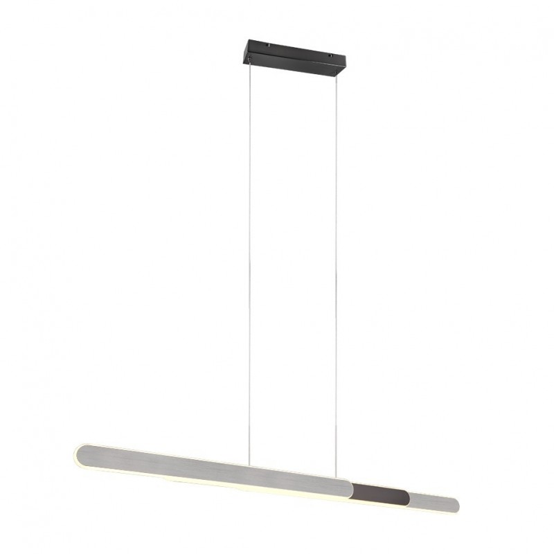 - Helios - Brushed Aluminium & Matt Black CCT Linear Profile Trio-343310305 - Helios - Brushed Aluminium & Matt Black CCT Linear Profile