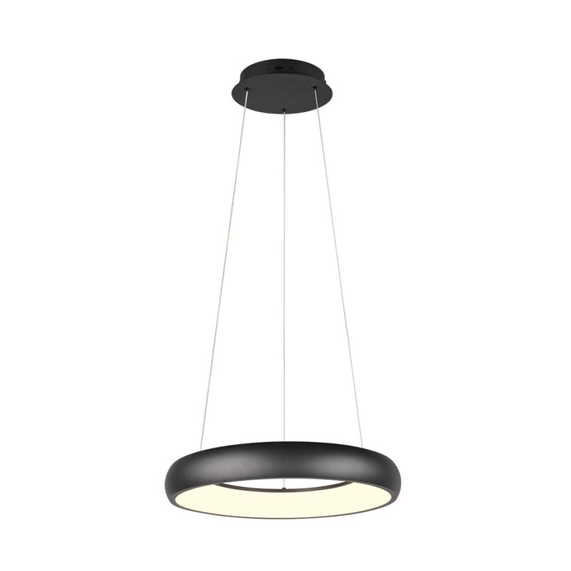 - Cardona - Matt Black Pendant ∅ 46.5 cm Trio-349614532 - Cardona - Matt Black Pendant ∅ 46.5 cm