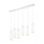 Stream - Matt White 6 Light over Island Fitting Stream - Matt White 6 Light over Island Fitting