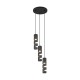 - Stream - Matt Black 3 Light Cluster Pendant Trio-364030332 - Stream - Matt Black 3 Light Cluster Pendant