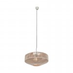 Svea - Beige Pendant with Fawn Cotton Shade Svea - Beige Pendant with Fawn Cotton Shade