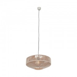 Svea - Beige Pendant with Fawn Cotton Shade Svea - Beige Pendant with Fawn Cotton Shade