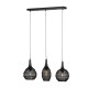 - Soraya - Matt Black 3 Light Mesh over Island Fitting Trio-365400332 - Soraya - Matt Black 3 Light Mesh over Island Fitting