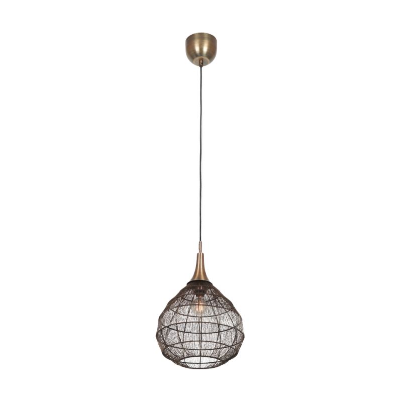 - Soraya - Old Brass Mesh Pendant ∅ 42 cm Trio-365440104 - Soraya - Old Brass Mesh Pendant ∅ 42 cm