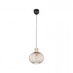Gila - Matt Black Pendant with Sand Shade ∅ 33 cm Gila - Matt Black Pendant with Sand Shade ∅ 33 cm
