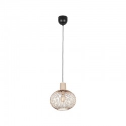 Gila - Matt Black Pendant with Sand Shade ∅ 33 cm Gila - Matt Black Pendant with Sand Shade ∅ 33 cm