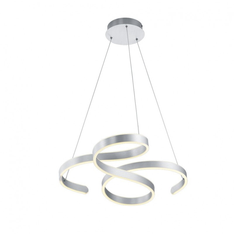 - Francis - Brushed Aluminium LED Pendant Trio-371310105 - Francis - Brushed Aluminium LED Pendant