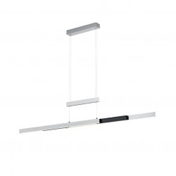 Trajan - Brushed Aluminium & Matt Black CCT Linear Profile Trajan - Brushed Aluminium & Matt Black CCT Linear Profile