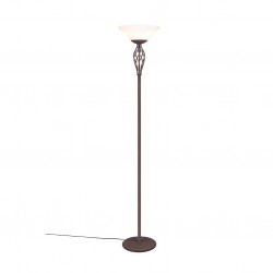 Rustica - Rustic Floor Lamp with White Glass Rustica - Rustic Floor Lamp with White Glass