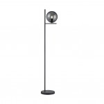 Pure - Anthracite Floor Lamp with Smoked Glass