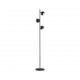 - Dakota - Matt Black & Gold 3 Light Floor Lamp Trio-404600332 - Dakota - Matt Black & Gold 3 Light Floor Lamp