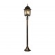 Trio-405960128 - Volturno - Black & Gold Post with Clear Diffuser