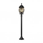 Elvo - Traditional Black Post with Clear Glass