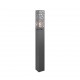 Trio-407360142 - Cooper - Decorative Anthracite Bollard IP44