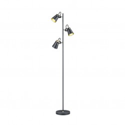 Edward - Matt Black & Gold 3 Light Floor Lamp Edward - Matt Black & Gold 3 Light Floor Lamp