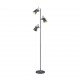 - Edward - Matt Black & Gold 3 Light Floor Lamp Trio-408800332 - Edward - Matt Black & Gold 3 Light Floor Lamp