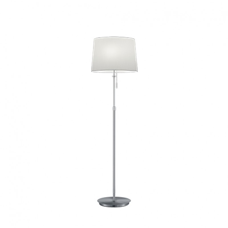- Lyon - Matt Nickel 3 Light Floor Lamp with White Shade Trio-409100307 - Lyon - Matt Nickel 3 Light Floor Lamp with White Shade