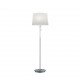 - Lyon - Matt Nickel 3 Light Floor Lamp with White Shade Trio-409100307 - Lyon - Matt Nickel 3 Light Floor Lamp with White Shade