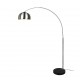 - Argentina - Nickel & Black Marble Floor Lamp Trio-411700107 - Argentina - Nickel & Black Marble Floor Lamp
