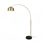 Argentina - Matt Brass & Black Marble Floor Lamp Argentina - Matt Brass & Black Marble Floor Lamp