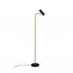 Marley - Matt Black & Matt Brass Floor Lamp Marley - Matt Black & Matt Brass Floor Lamp