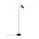 - Marley - Matt Black & Matt Brass Floor Lamp Trio-412400108 - Marley - Matt Black & Matt Brass Floor Lamp