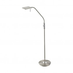 Bergamo - Matt Nickel LED Floor Lamp