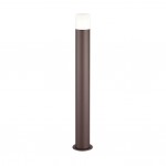 Hoosic - Rusty Bollard with White Diffuser Hoosic - Rusty Bollard with White Diffuser