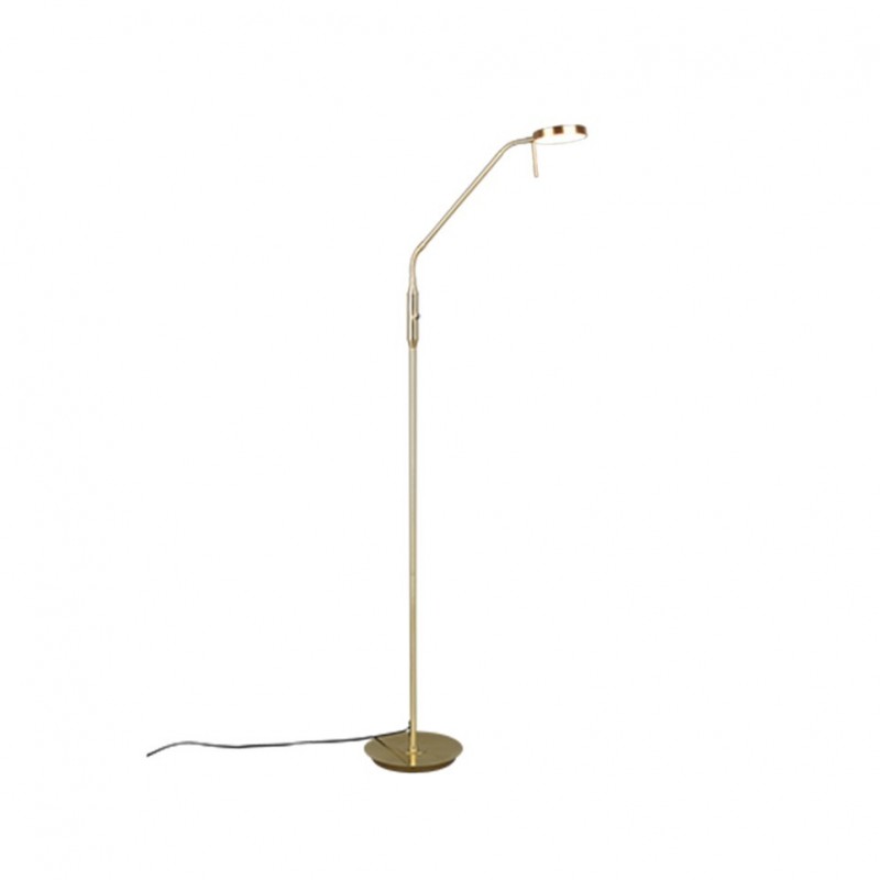 - Monza - Matt Brass CCT Floor Lamp Trio-423310108 - Monza - Matt Brass CCT Floor Lamp