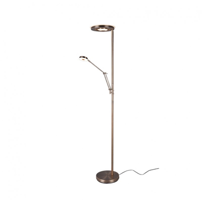 - Barrie - Old Brass Mother & Child CCT Floor Lamp Trio-424210304 - Barrie - Old Brass Mother & Child CCT Floor Lamp