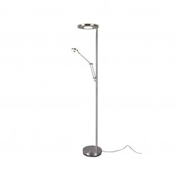Barrie - Matt Nickel Mother & Child CCT Floor Lamp